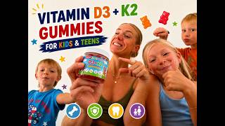 Kids Vitamin D3 K2 Gummies Review: Bone Health & Immunity Boost