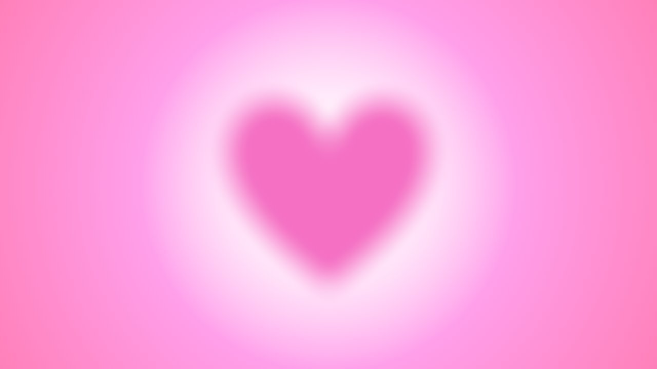Pink Heart Background | Soothing Aesthetic for Positive Energy