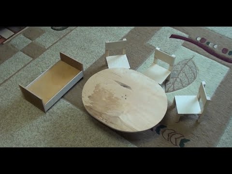 Мебель для игрушек своими руками