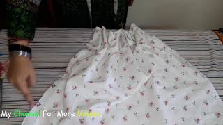Stylish Baby Striped Frock Design | Box Pleated Baby Frock Cutting | Part 1
