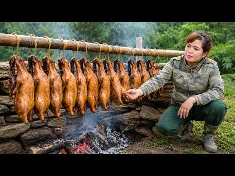 El Proceso De Elaboración Del Pato Ahumado... Luego Vendo el Pato Ahumado a Los Aldeanos