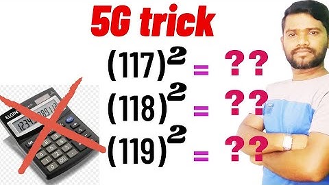 বর্গ নির্ণয়ের ম্যাজিক|how to square a number fast bangla /gun korar sohaj niom/square math in bangla