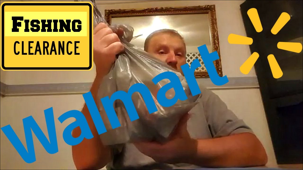 Walmart fishing lures 25 cents to a $1.00 clearance unbagging