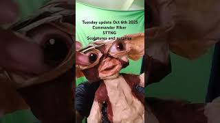 Tuesday update Oct 6th 2025 Commander Riker #STTNG Sculptures and surprise #legos #gremlins