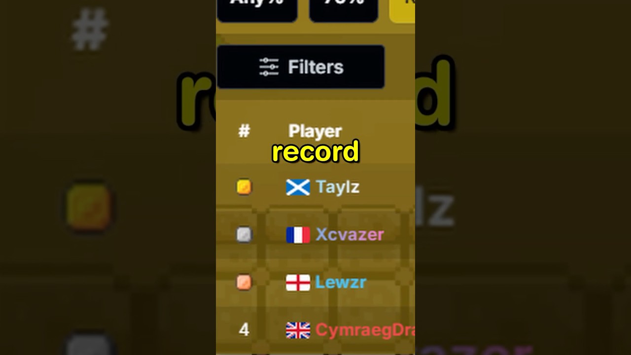 Я являюсь обладателем ВСЕХ мировых рекордов в этой игре.