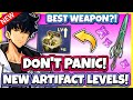 DON'T PANIC! NEW ARTIFACT LEVELS &amp; NEW BEST WEAPON RUMORS?! [Solo Leveling: Arise]