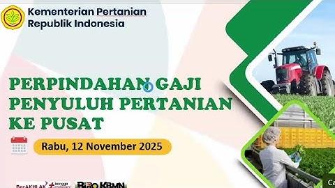 Sosialisasi Mekanisme Gaji Penyuluh Pertanian