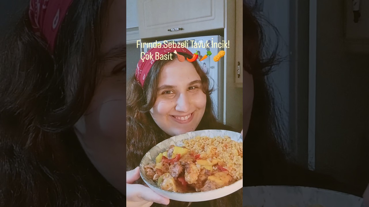 Fırında Sebzeli Tavuk İncik!! Yumuşacık#shortvideo#yemektarifleri #tarif #viral #tavuk