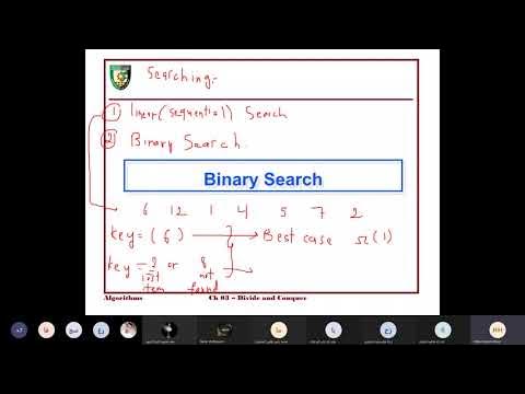 Lecture 26 Binary Search 2 - YouTube