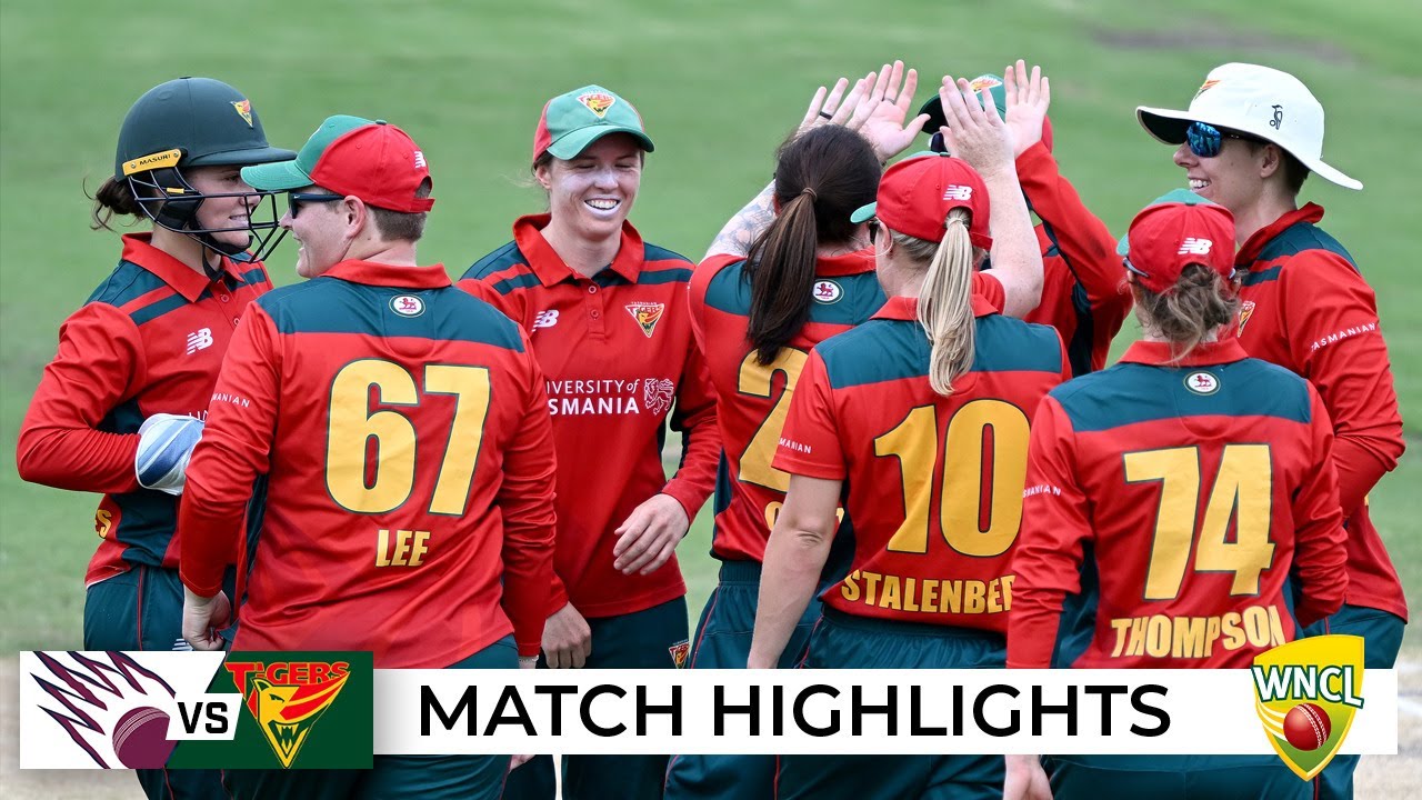 Tasmania romp to big win over Fire to take top spot | WNCL 2022-23