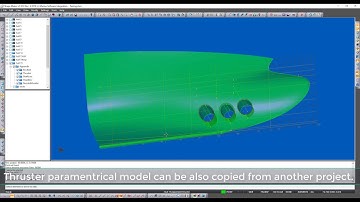 Thruster modeling in Shape Maker