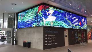 Installation of ICC Sydney's new LED Screen