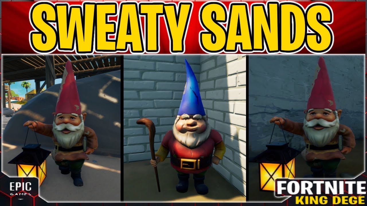 Fortnite FINDE ZWERGE in Sweaty Sands (Fortnite Herausforderung