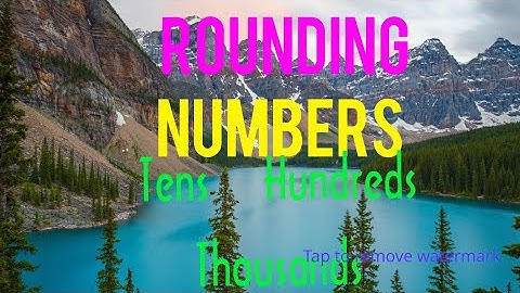 Rounding Numbers Using the Place Value Chart