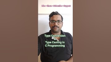 Difference between Type Conversion & Type Casting in C Programming #cprogramming