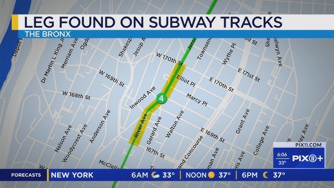 Human Leg Found On No 4 Train Tracks In The Bronx Nypd