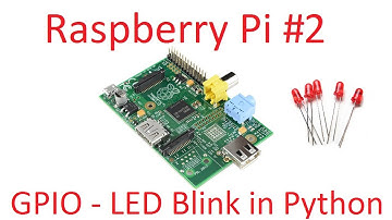 Raspberry Pi #2 - LED Blink in Python - Digital GPIO