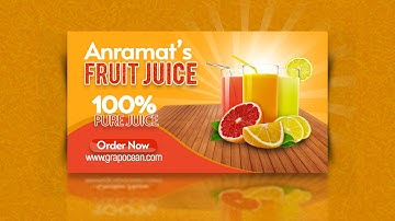 Professional Website Banner Ads Design | Adobe Photoshop Tutorial