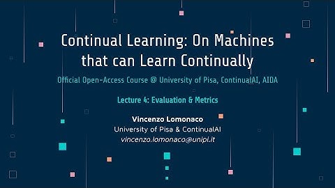 [Continual Learning Course] Lecture #4: Evaluation & Metrics
