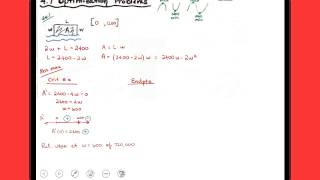 Optimization Problems, Absolute Maximum and Minimum Word Problem