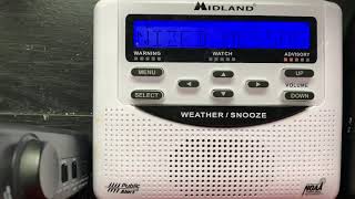EAS #3 Special Marine Warning with Unrecognized Message activation on WR-120