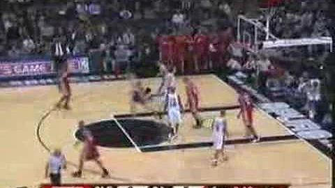 LeBron James Dunks on Tim Duncan