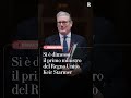 Il primo ministro del Regno Unito Keir Starmer si dimette