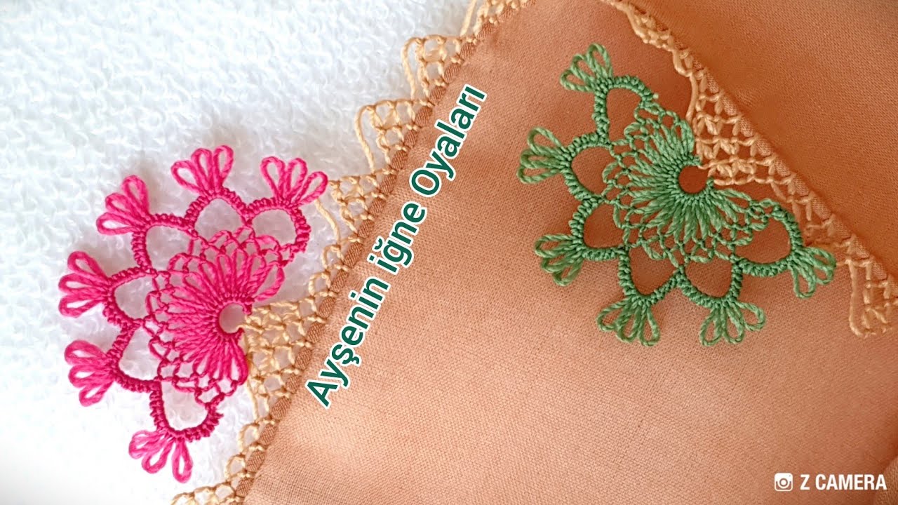 Yep-yeni muhteşem iğne oyası modeli anlatımlı yapılışı