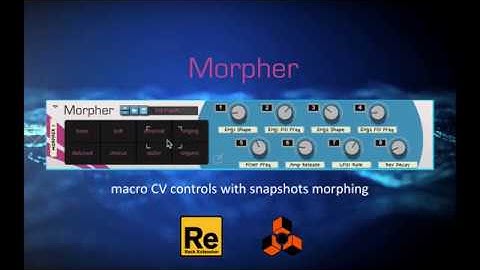 Morpher Rack Extension for Propellerhead Reason