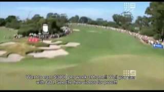 Australian Masters Winner Tiger Woods at Kingston Heath Golf Club Melbourne Australia