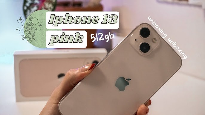 Unboxing iPhone 13 Rosa 256Gb (Portuguese) 