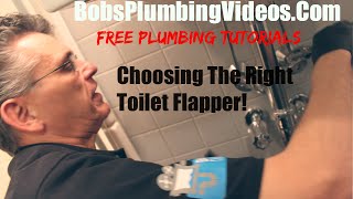 Toilet Flappers/ Choosing The Right Toilet Flapper