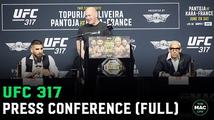 UFC 317 Press Conference: Ilia Topuria vs. Charles Oliveira (FULL)