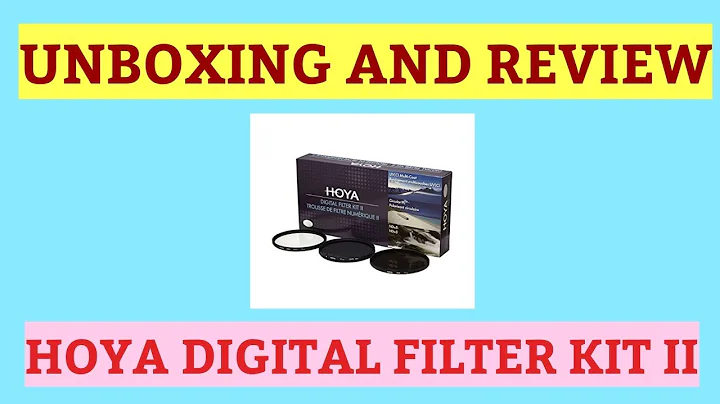 Unboxing And Review of Hoya Digital Filter Kit 2 ll ARAGONKART ll
