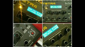 Dave Smith Instruments (DSI) Tetra demonstration / demo