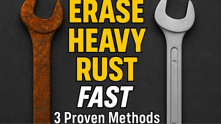 3 Best ways to remove heavy rust from tools
