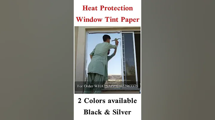 #Anti_Heat || One Way || #Window #Tinted Film || Window #Privacy #Glass #Paper #shorts. - DayDayNews