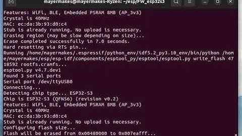 flash Linux on ESP32-S3/ SUDOSOM-S3  the easy way | MAYER MAKES