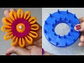 It&#39;s so Beautiful. New Hand Embroidery Flower design idea. Super Hand Embroidery Flower design trick