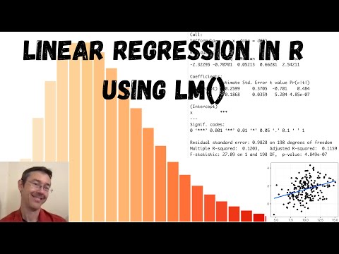 تصویری: چگونه از lm در R استفاده می کنید؟