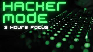 HACKER MODE: Dark Synthwave Coding Music | 3 HOURS Deep Work Mix