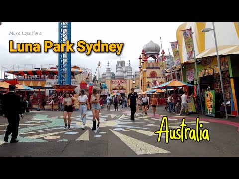 Video: Luna Park Sydney beschrijving en foto's - Australië: Sydney