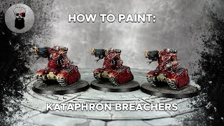 Tips for Painting Fully Assembled Miniatures and Contrast  How to Paint: Kataphron Breachers