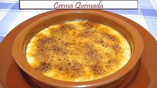 Crema Quemada | Receta de Cocina en Familia