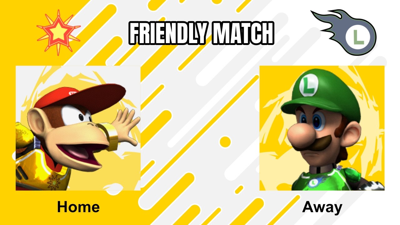 Friendly Match - Diddy Kong vs. Luigi