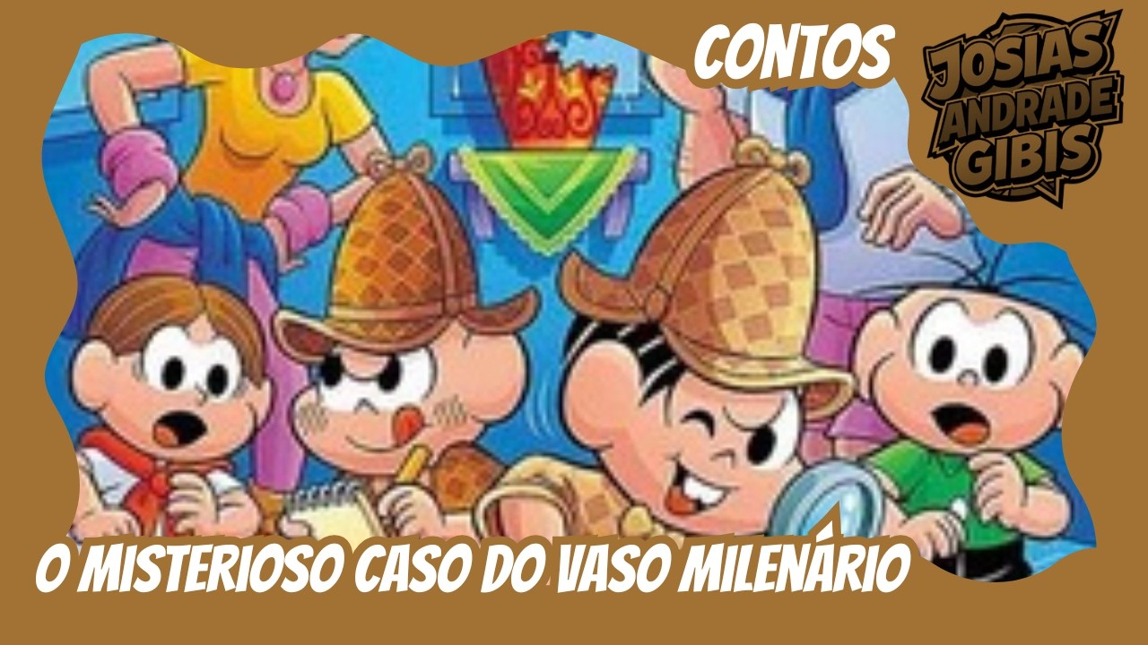 CASCÃO E MÔNICA VIRARAM DETETIVES 🕵️‍♀️🕵️‍♂️🔍 | CONTOS JOSIAS ANDRADE GIBIS 📖⭐✨