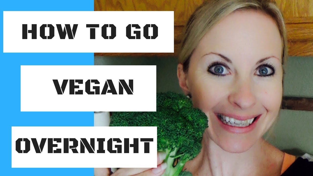 HOW TO GO VEGAN OVERNIGHT - MY 3 EASY STEPS