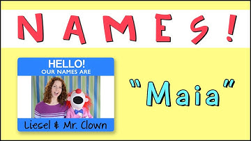 Learning Names with Mr. Clown: "Maia"