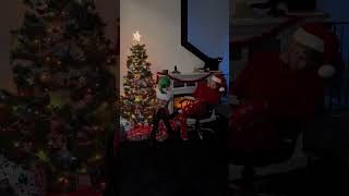 TINY TEXIE GETS CAUGHT HELPING SANTA #santa #elfs #sizecomparison #heightproblems #christmas