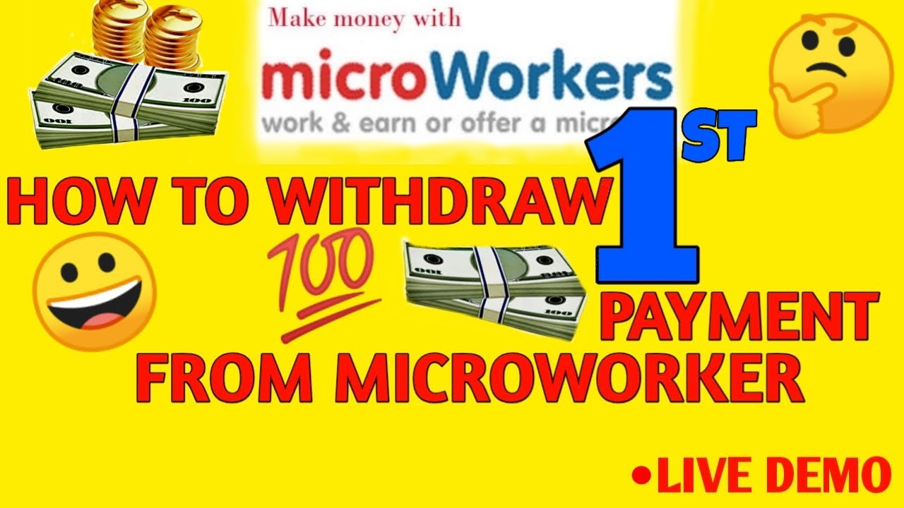 How to withdraw 1st payment from Microworker/My 1st payment withdrawal/Pin Verification